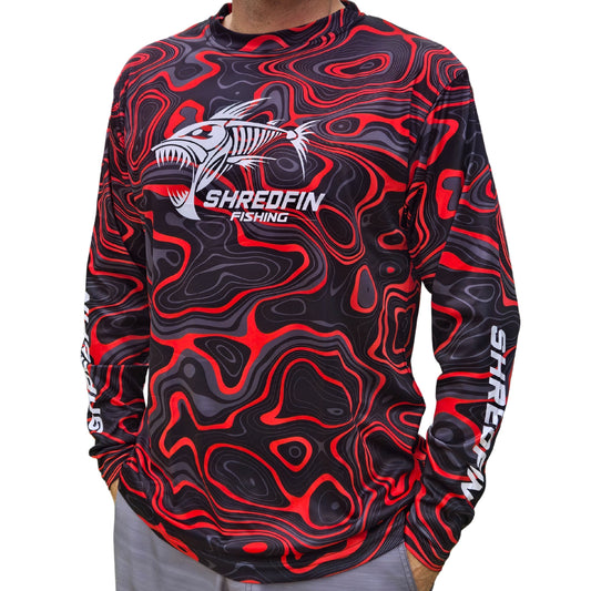 ShredFin Contourz Performance Shirt | Red River