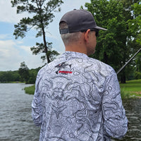 ShredFin Contourz Performance Shirt | White/Black