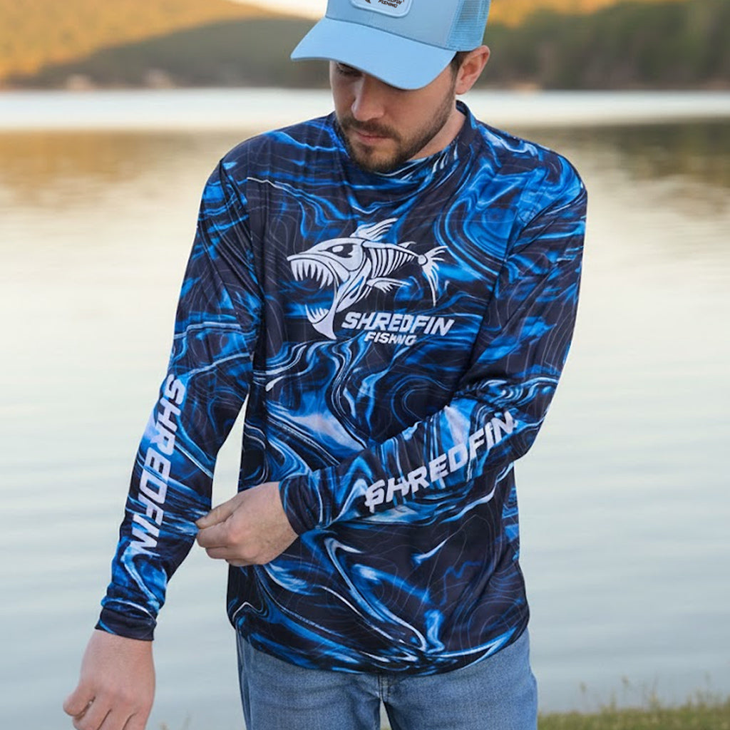 ShredFin StormSurge Performance Shirt | Blue Abyss