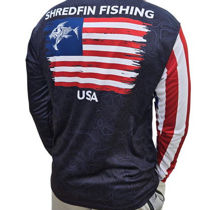 ShredFin Freedom Sleeve Performance Shirt | Contourz