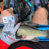 ShredFin Fingerless Fishing Gloves | Contourz Pattern | Tungsten Gray