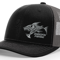 ShredFin Black & Charcoal Hat
