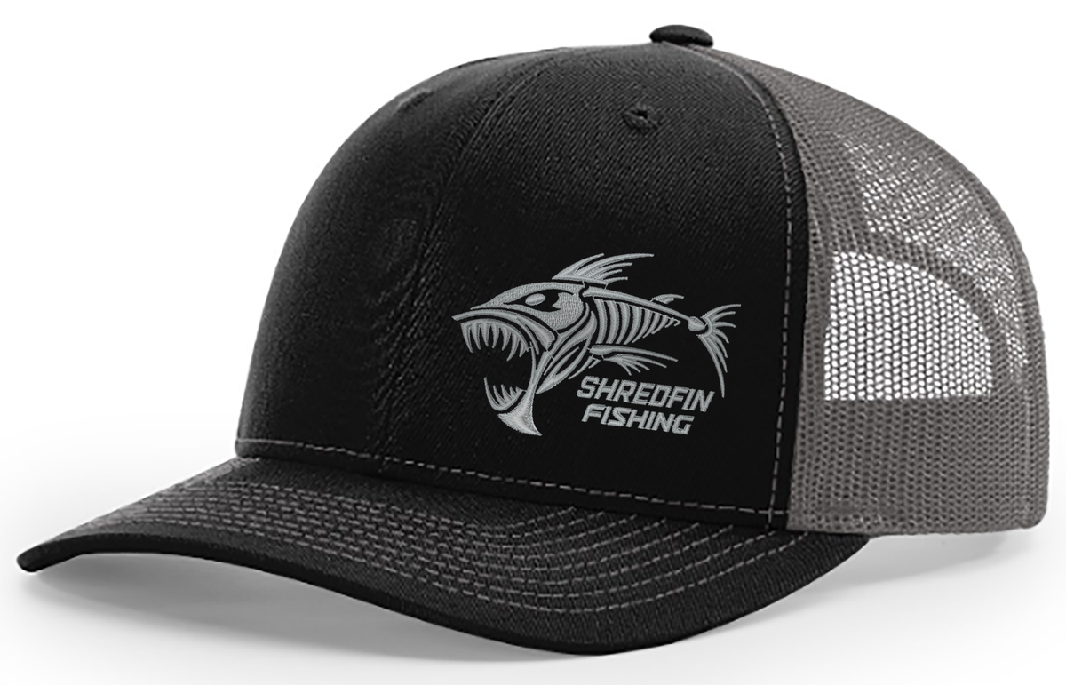 ShredFin Black & Charcoal Hat