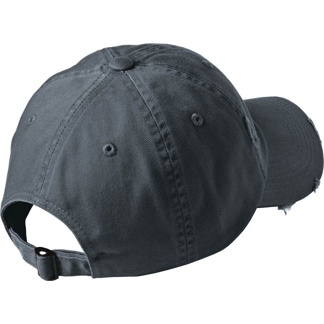 ShredFin Distressed Hat | Titanium Gray