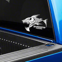 ShredFin Die Cut Window Decal