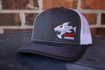 ShredFin Charcoal Gray & White Hat