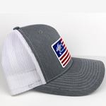 ShredFin American Flag Patch Hat (Gray)