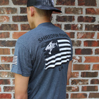 ShredFin Tactical Freedom T-Shirt | Gray