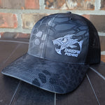 ShredFin Black Kryptek Camo "Night Ops" Hat (Back in Stock by October 2nd)