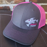 ShredFin Charcoal Gray & Neon Pink Hat