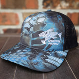 ShredFin Blue Kryptek Camo Hat (Back in Stock by October 2nd)