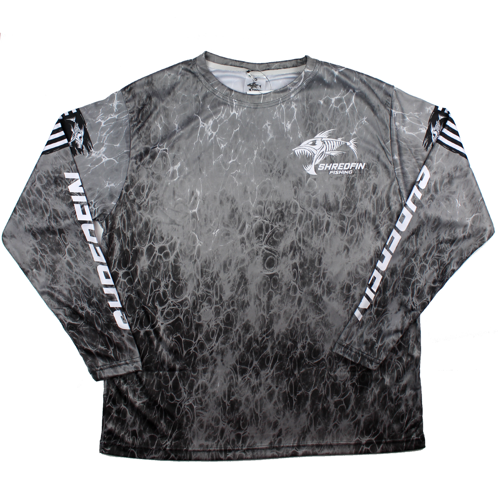 Large Mouth Bass Men's Fishing Shirts - Long Sleeve, Moisture Wicking,  Non-Fade Print, 50+ UPF Fabric UV Protection
